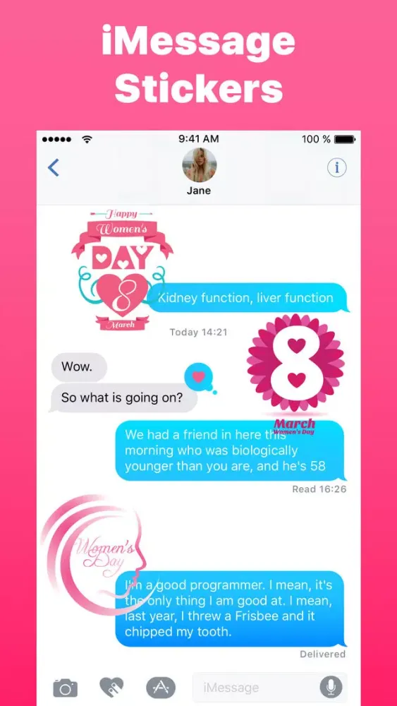 Women's Day Wishes Stickers应用截图
