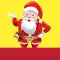 Cool Santa Christmas Stickers