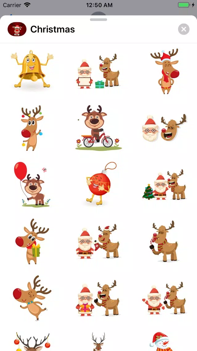 Tangkapan layar Merry & Bright Christmas Pack