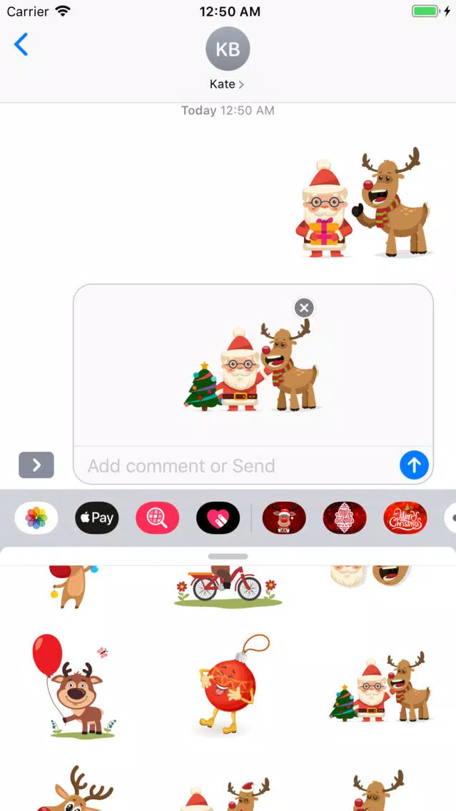 Tangkapan layar Merry & Bright Christmas Pack
