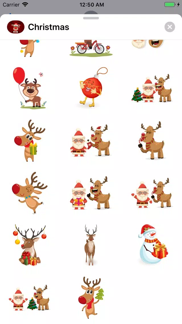 Tangkapan layar Merry & Bright Christmas Pack