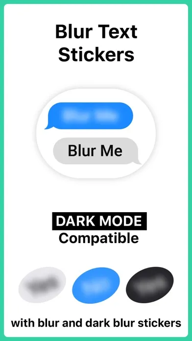 Ảnh chụp màn hình của Blur Out any Message Stickers