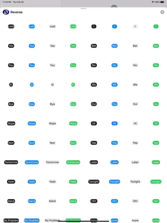 Capturas de pantalla de Reverse Stickers Official 150+ iPad 