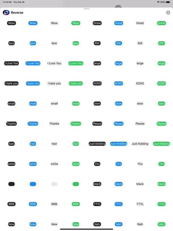 Capturas de pantalla de Reverse Stickers Official 150+ iPad 