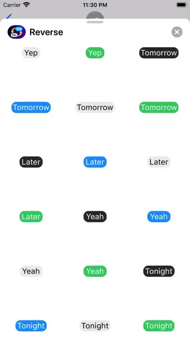 Capturas de pantalla de Reverse Stickers Official 150+