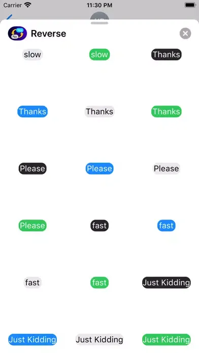 Capturas de pantalla de Reverse Stickers Official 150+