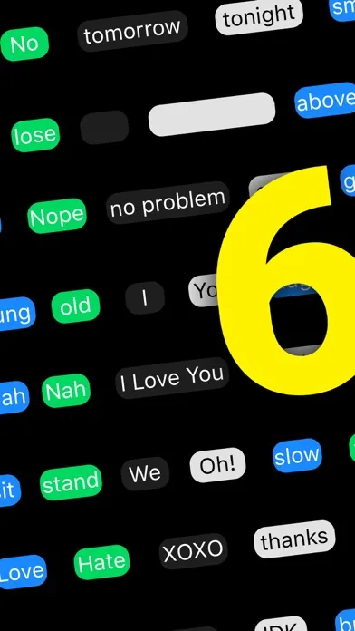ภาพหน้าจอของ Yes No Reverse Stickers App