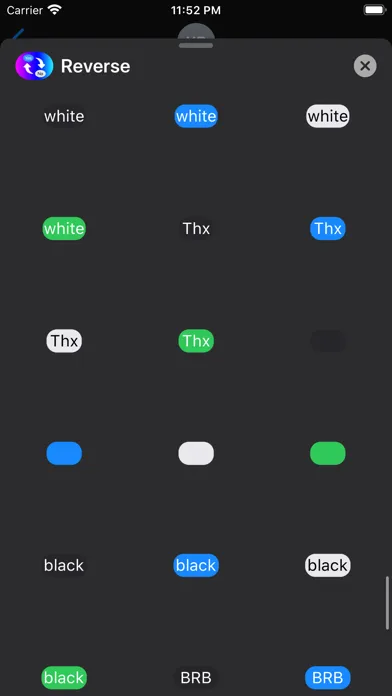 ภาพหน้าจอของ Yes No Reverse Stickers App