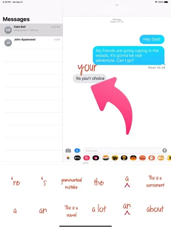 ภาพหน้าจอของ Grammar Fixer - Notify Mistake iPad