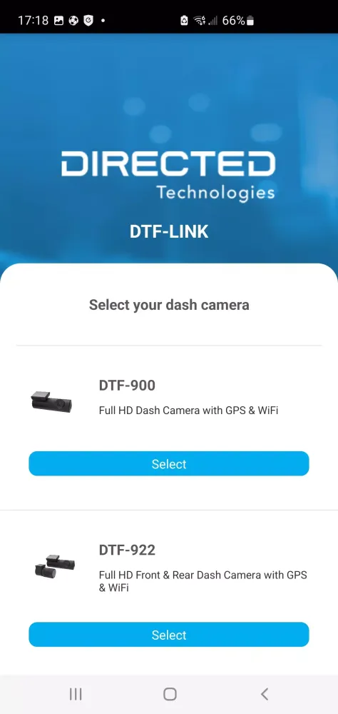Tangkapan layar DTF-LINK
