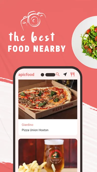 Capturas de tela do apicfood – see what to eat