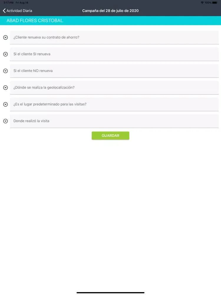Screenshot di APP CONECTA iPad 