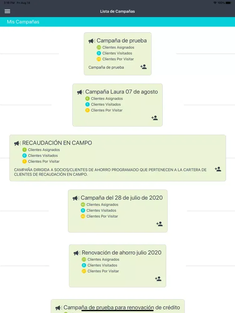 Screenshot di APP CONECTA iPad 