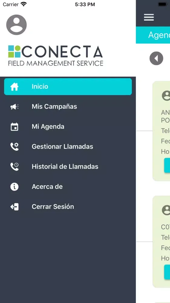Screenshot di APP CONECTA