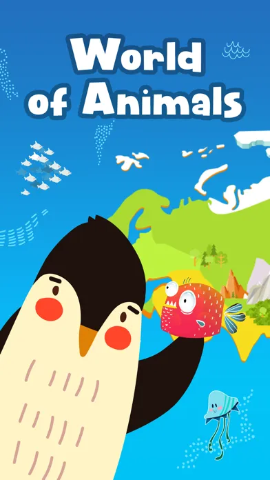 Tangkapan layar World of Animals Kids Game