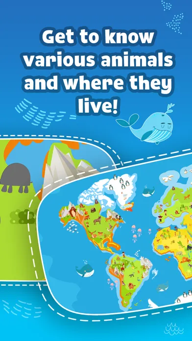 Tangkapan layar World of Animals Kids Game