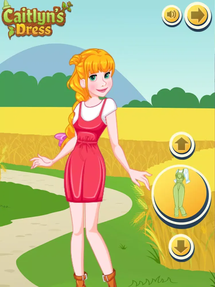 Capturas de tela do Caitlyn Dress Up iPad 