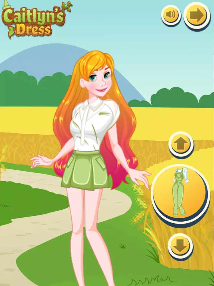 Capturas de tela do Caitlyn Dress Up iPad 