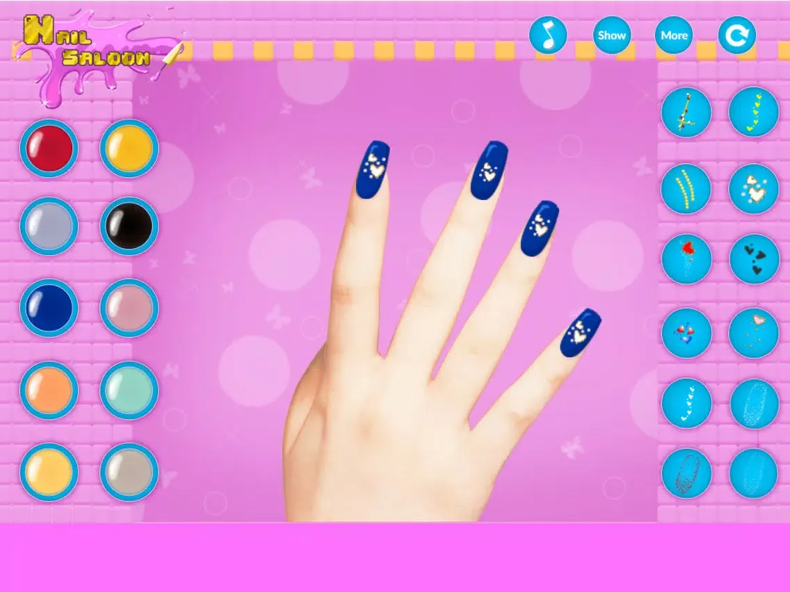 صور Girl Nail Saloon Game iPad 