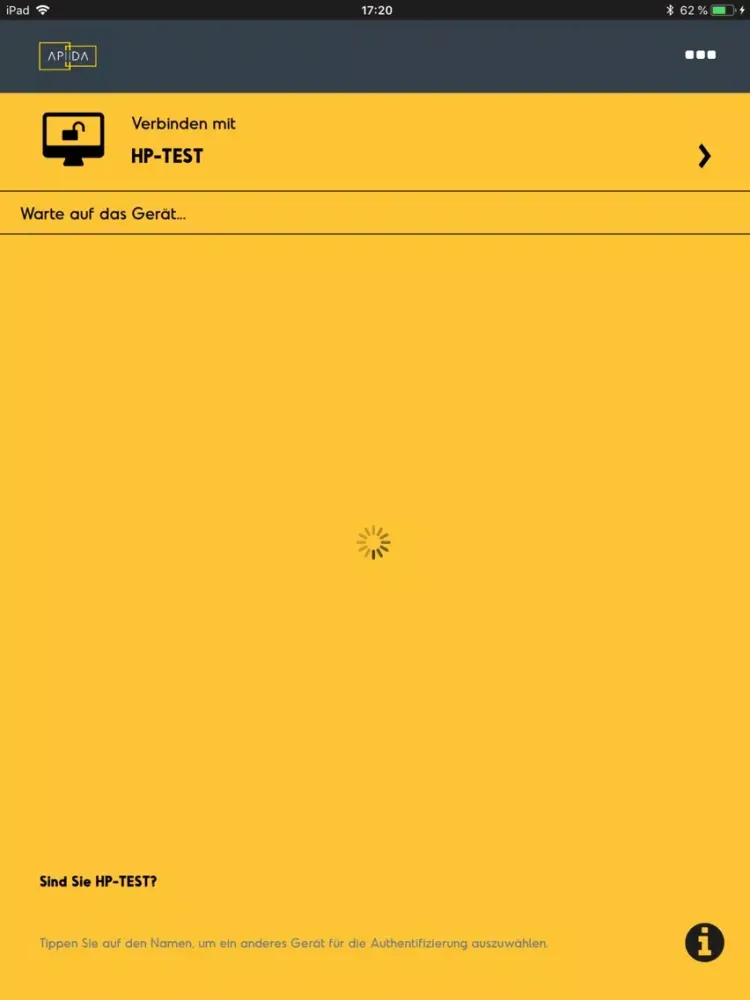 APIIDA Mobile Authentication iPad  سکرین شاٹس