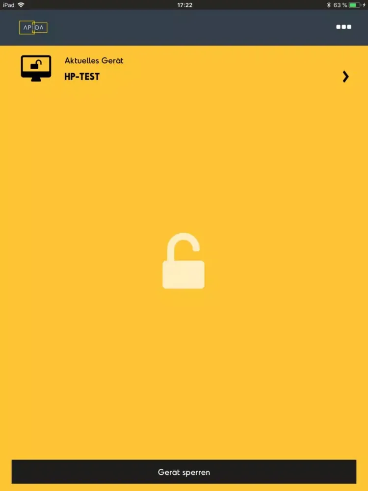 APIIDA Mobile Authentication iPad  سکرین شاٹس