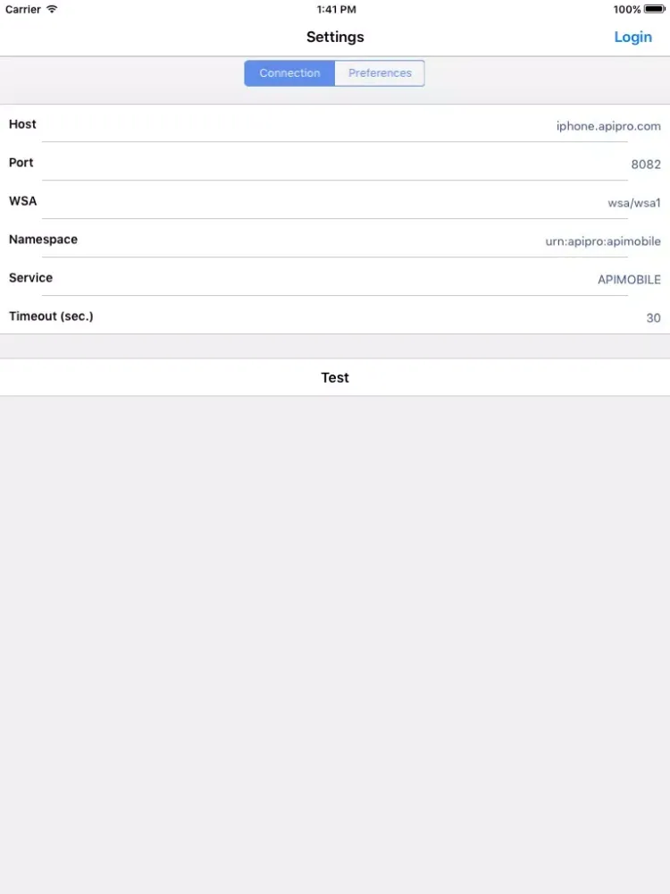 API PRO Job Monitor iPad  Screenshots