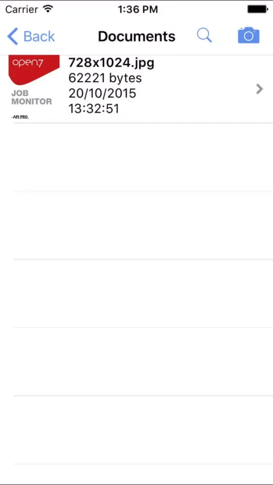 API PRO Job Monitor Screenshots