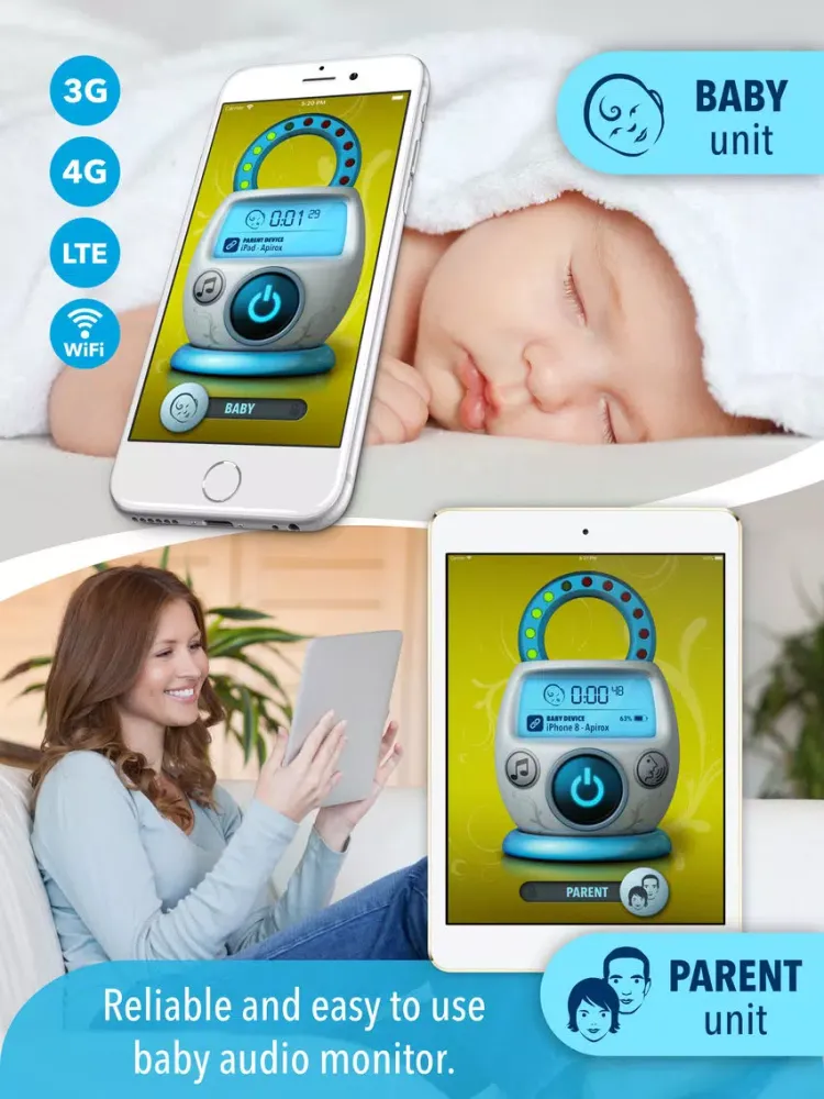 Safe Baby Monitor Pro iPad  스크린샷
