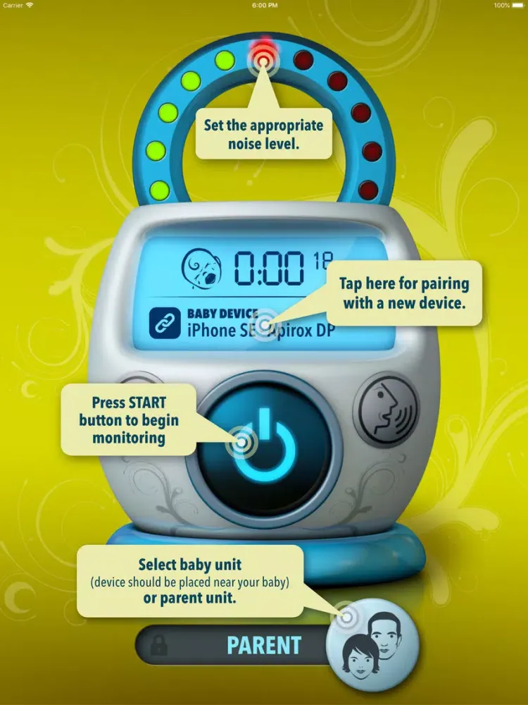 Safe Baby Monitor Pro iPad  스크린샷