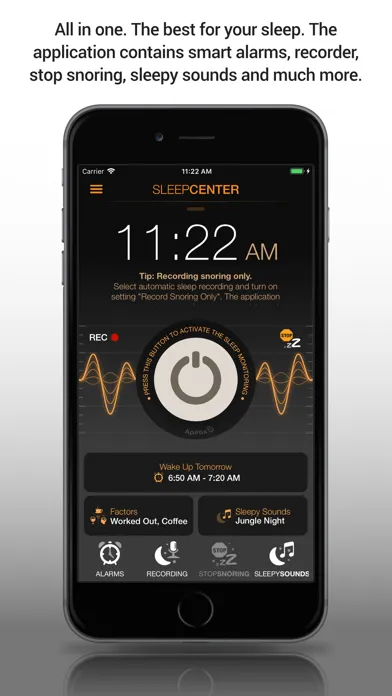 Sleep Center Pro Ekran Görüntüleri