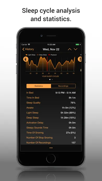 Sleep Center Pro Ekran Görüntüleri