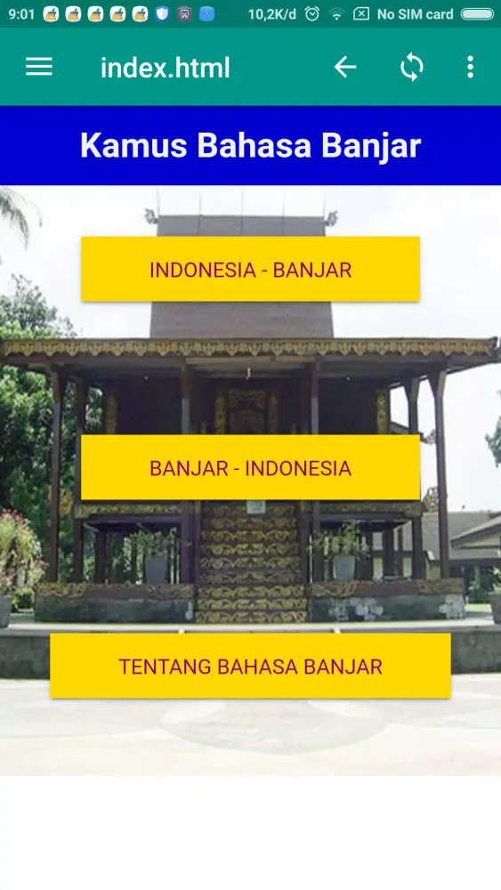 Kamus Bahasa Banjar (KaBanjar) Ekran Görüntüleri