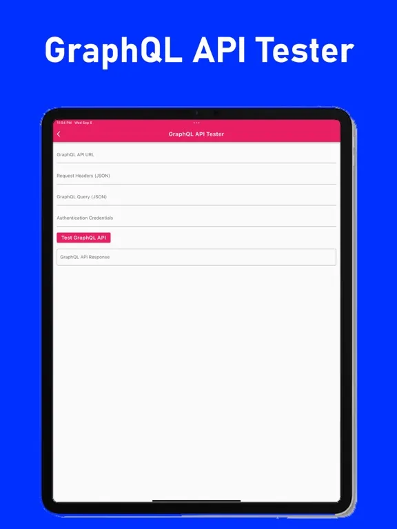 API Tester REST API HTTP SOAP iPad Screenshots