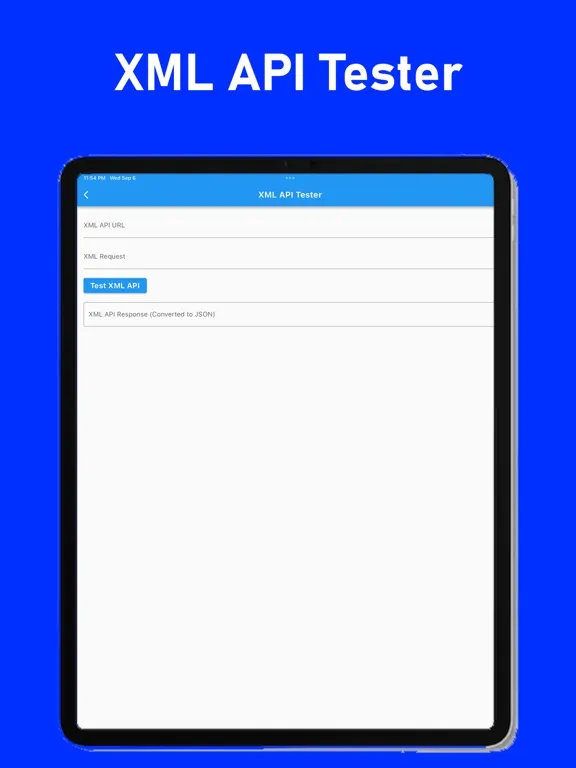 API Tester REST API HTTP SOAP iPad Screenshots