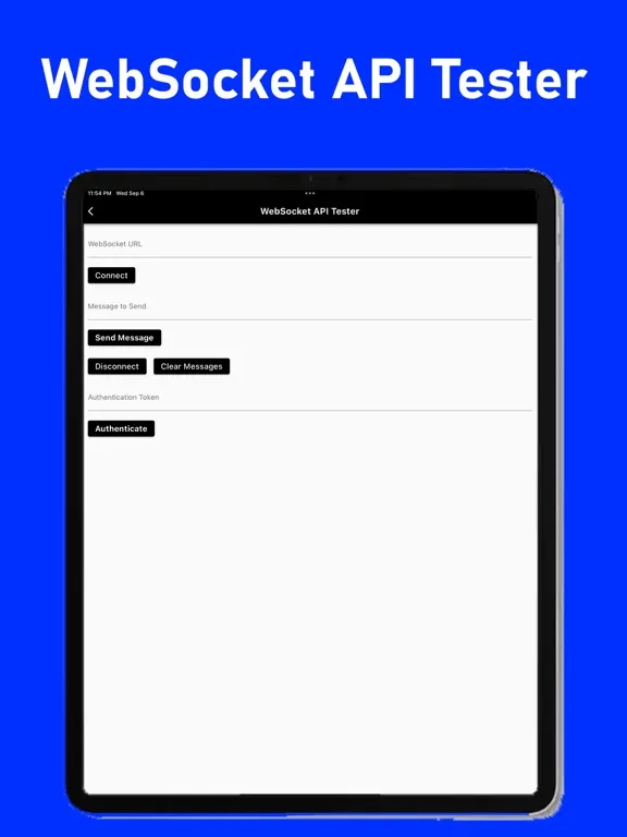 API Tester REST API HTTP SOAP iPad Screenshots