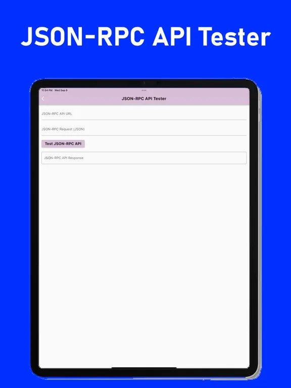 API Tester REST API HTTP SOAP iPad Screenshots