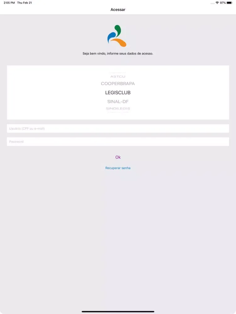 Скриншоты Legis Club Brasil iPad 