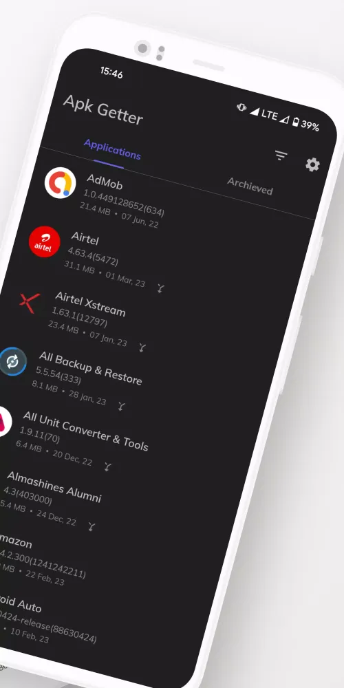 Apk Getter Screenshots