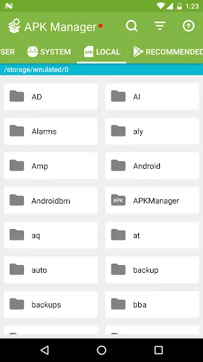Screenshot di APK Manager