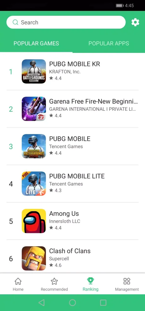 APKPure Lite Screenshots