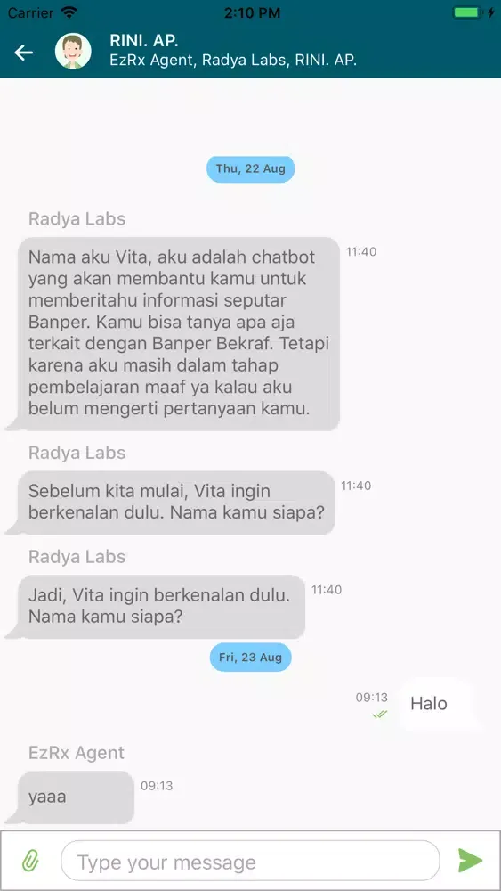 APL eZRx Screenshots