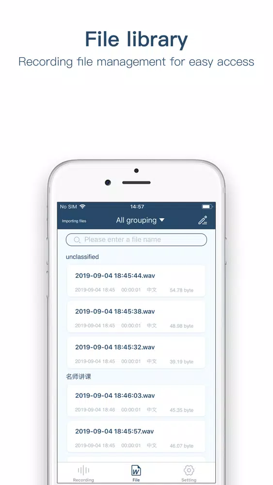 recording app-Voice to Text应用截图