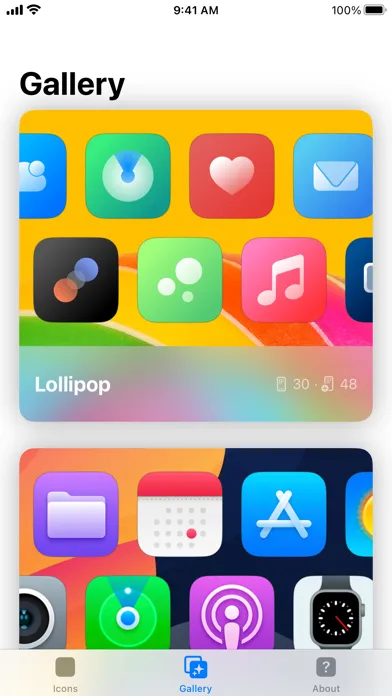 Captures d'écran de moloko app icon changer