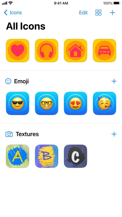 Captures d'écran de moloko app icon changer