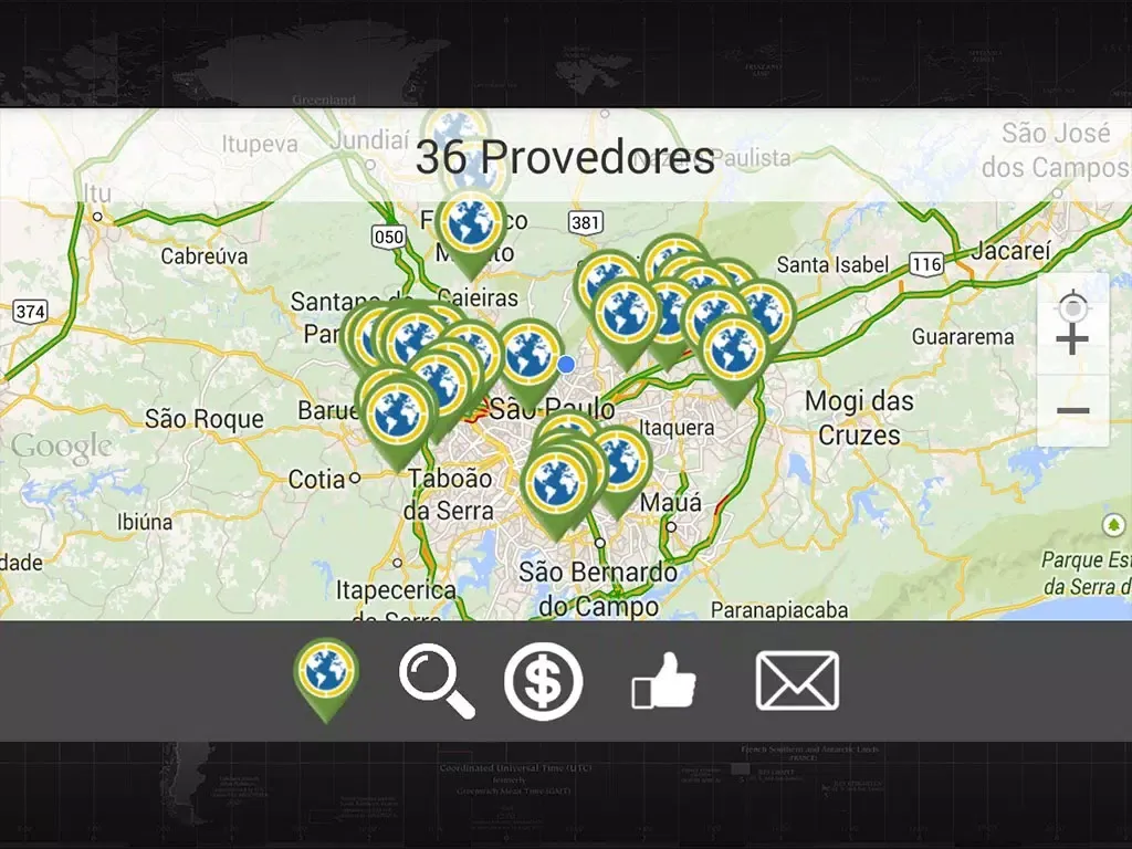 Capturas de pantalla de TeleMap iPad 