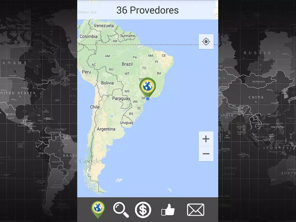 Capturas de pantalla de TeleMap iPad 