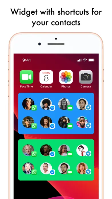 Shortcut for Contacts - Widget 스크린샷
