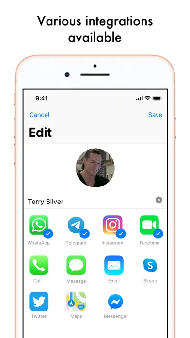 Shortcut for Contacts - Widget 스크린샷
