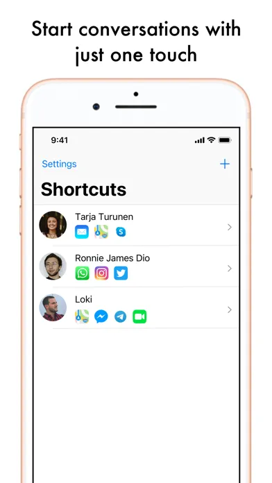 Shortcut for Contacts - Widget 스크린샷