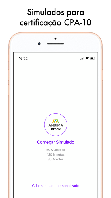 Simulados CPA 10  Certificação 스크린샷
